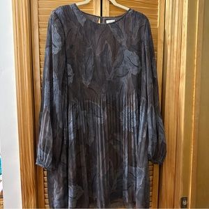 Wilfred Daydreamer Mini Dress Feather gray print